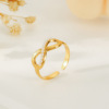 Fashionable universal ring stainless steel from pearl, accessory, Amazon, light luxury style, wholesale