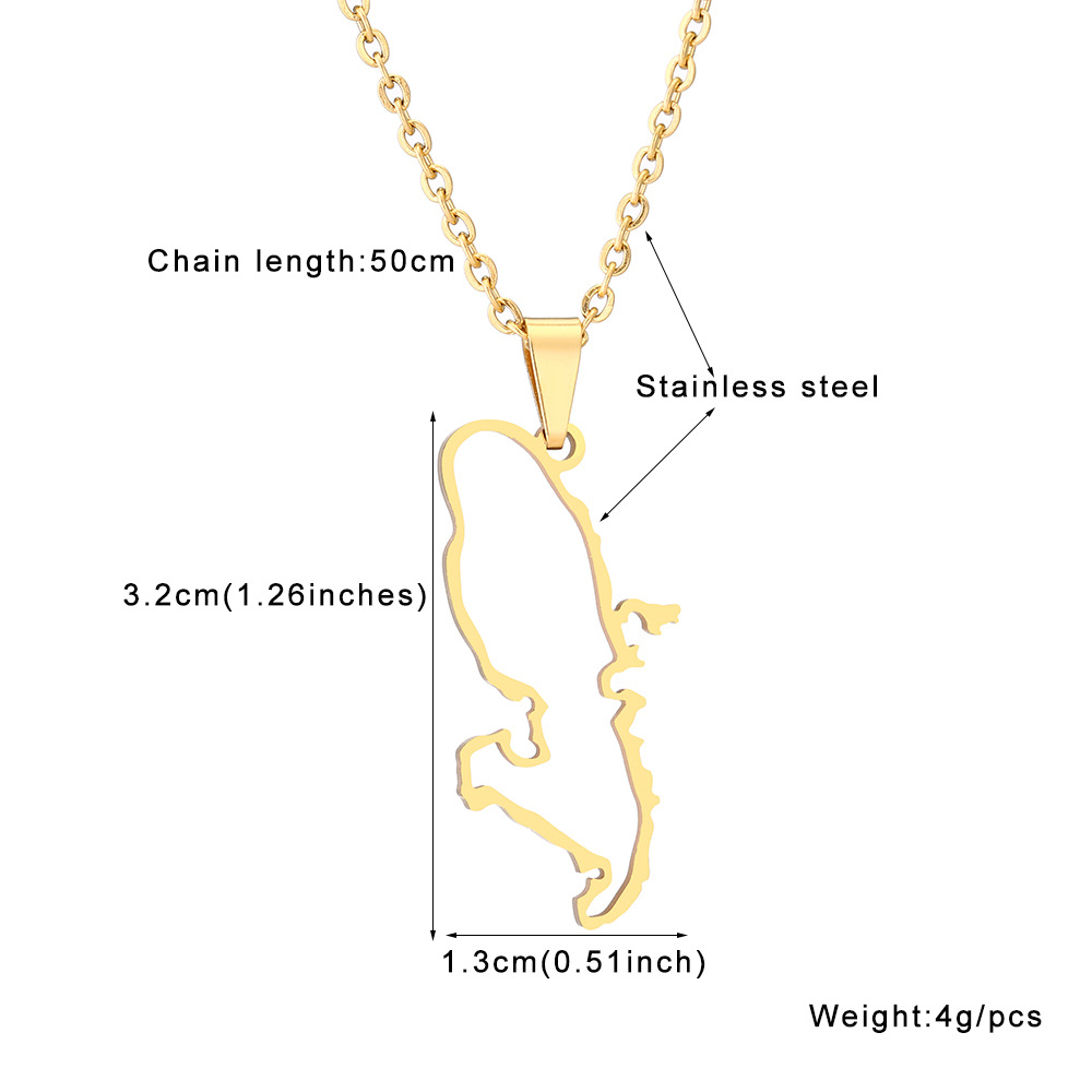 0.03µm Gold Plating Thickness Map Map Of Martinique 201 Stainless Steel 304 Stainless Steel Vintage Style 304 Stainless Steel Pendant Necklace