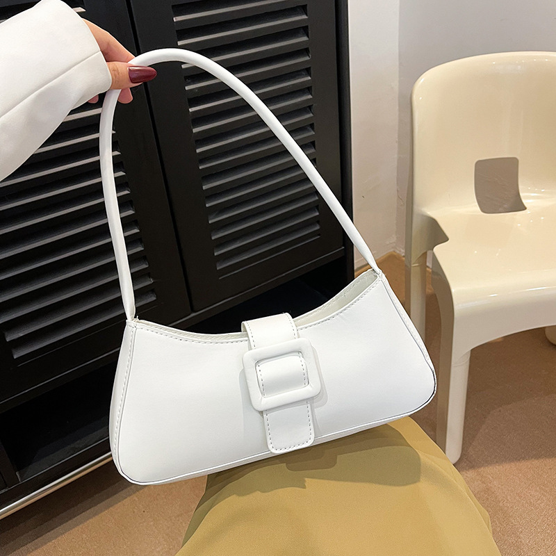 Bolso de mano 2024 bolso de otoño para mujer nuevo estilo estilo occidental bolso de axila simple moda casual retro bolso de un solo hombro
