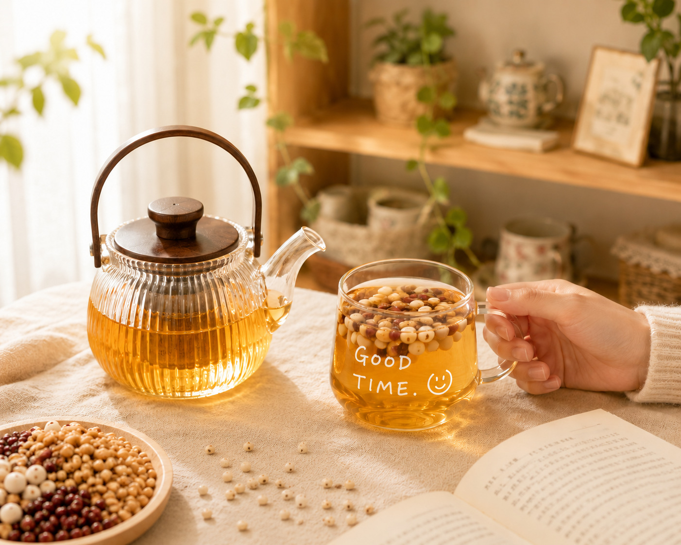 Adzuki Bean Gorgon Jobstears Tea Chi Xiao Dou Qian Shi Yi Mi Cha 600g 30 Mini Cans Daily Wellness Brew preparation