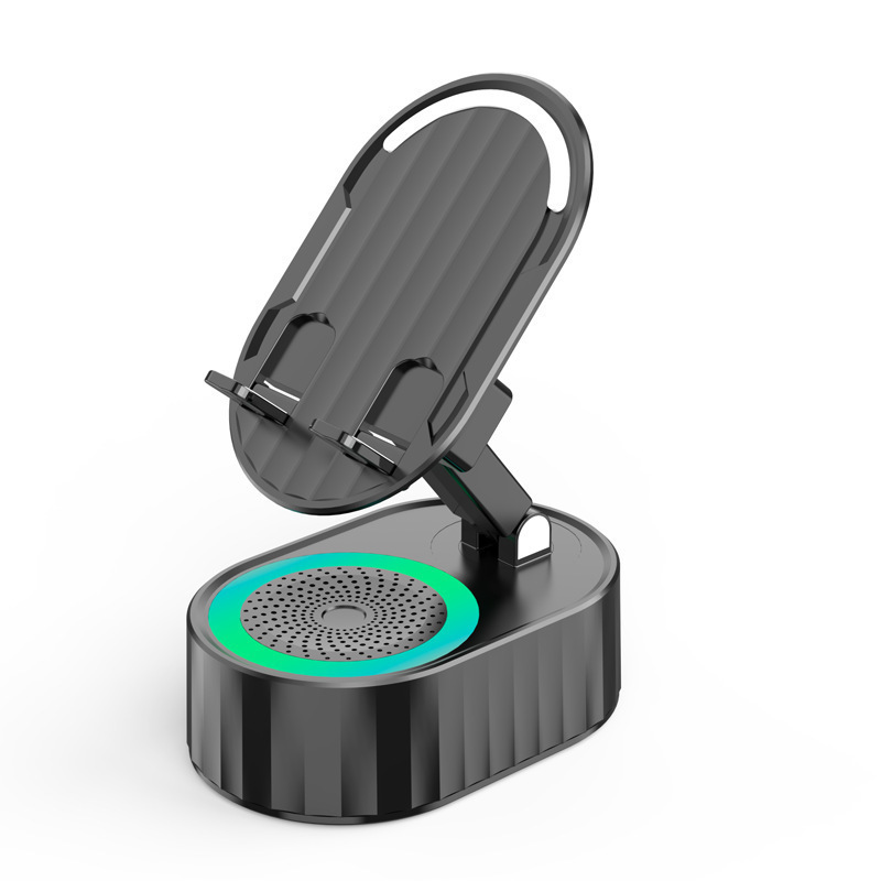 スマート センサー スタンド オーディオ ホーム ワイヤレス Bluetooth スピーカー オフィス垂直タブレット スタンド充電 5 イン 1|undefined