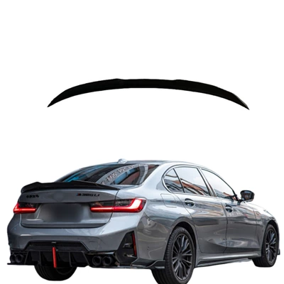Suitable for 20+ Models of Bmw 3 Series G20/G28 Rear Spoiler M3 Style Small Blade Rear Spoiler Modified Spoiler Wing (Fixed wind wing)