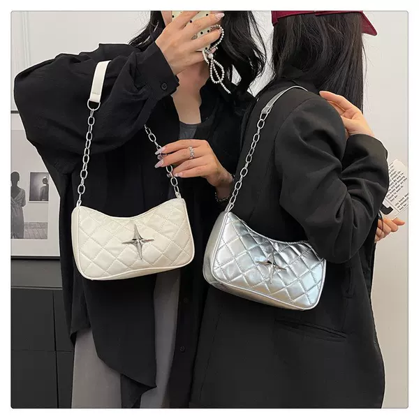 French Niche Underarm Bag Summer 2024 New Fashionable Chain Shoulder Bag Women's Bag Stylish High-end Small Bag