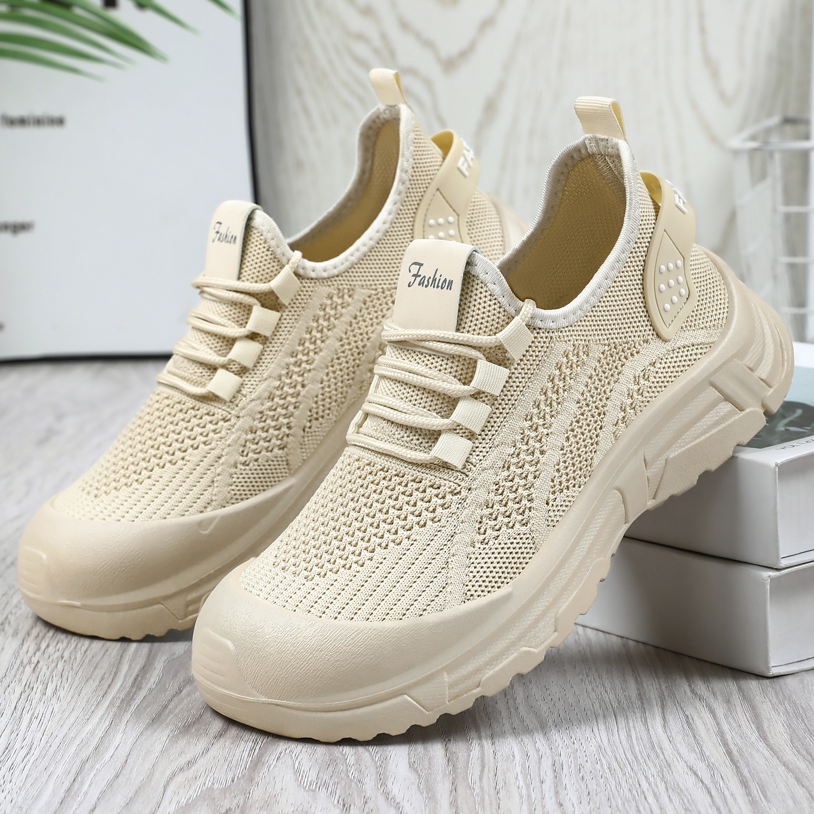 Zapatos para mujer, zapatos de malla transpirables a la moda para primavera, suela suave, cómodos, no cansan, zapatos para correr, zapatos deportivos populares