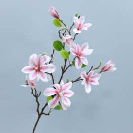 仿真9头木兰花 玉兰花手感仿真花家居客厅婚庆造景装饰摆设假花束
