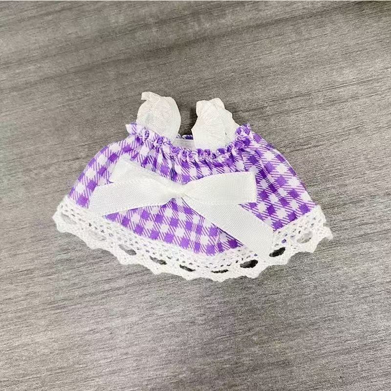 かわいいミニキャンバスバッグぬいぐるみチェック柄バッグウエストハイランド人形ツイストスティック子犬アクセサリーチェック柄スカートベビー服|undefined