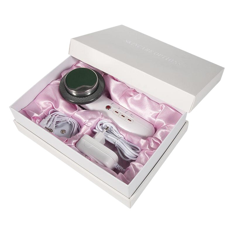 Instrumento de adelgazamiento tres en uno EMS ultrasónico infrarrojo cuerpo que forma el instrumento masajeador de conformación de grasa transfronterizo