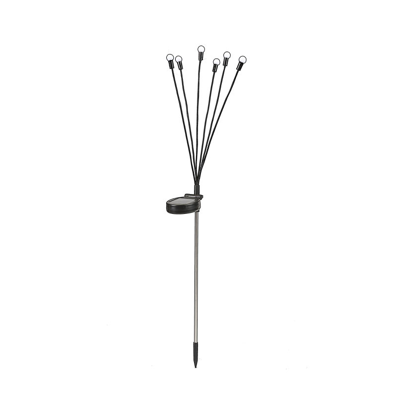 Transfronterizo Amazon solar luciérnida lámpara de jardín al aire libre decoración neumática luciérnago tierra enchufe césped