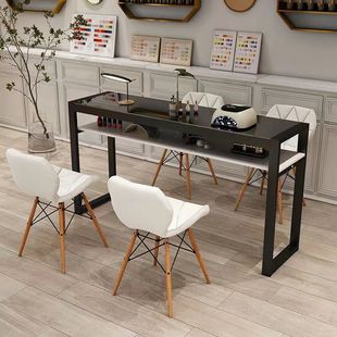 Manicure Table and Chair Set Special Price Workbench Japanese Double Table Economical Nail Salon Simple and Light Luxury