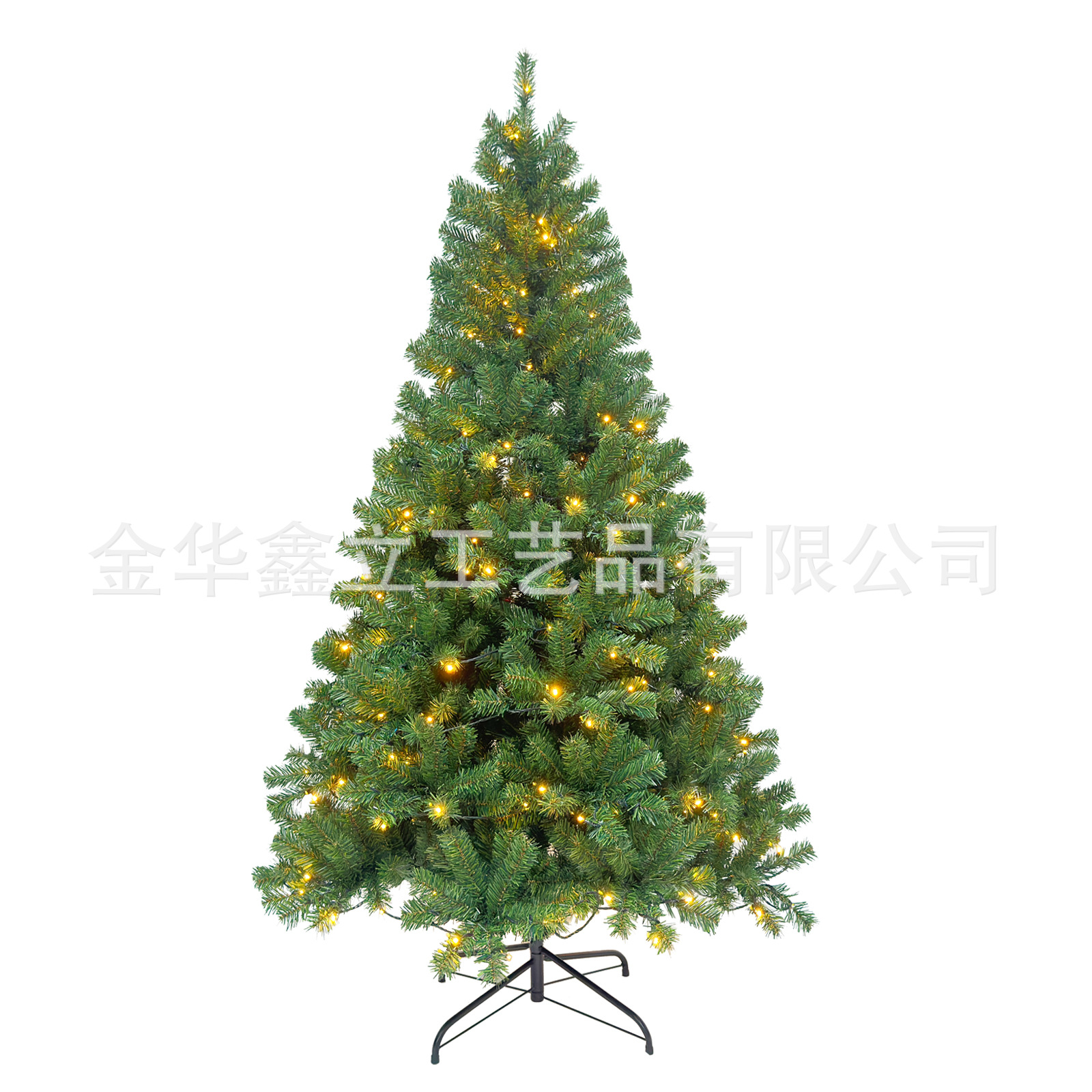 Árbol de Navidad de PVC verde Amazon transfronterizo venta caliente 1.8m 2.1m decoración de Navidad encriptada para el hogar