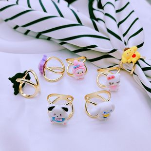 New coolomi cartoon scarf buckle Sanrio Hello Kitty jewelry multi-functional scarf buckle cute children's jewelry