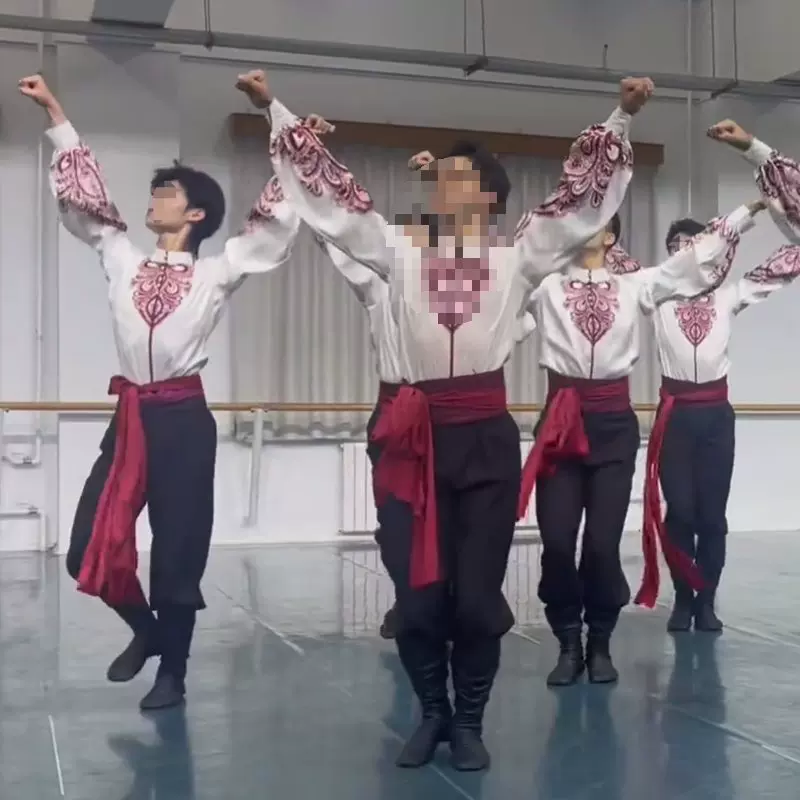 Уйгурская мужская одежда Xinjiang Dance Clothing Art Exam Custo