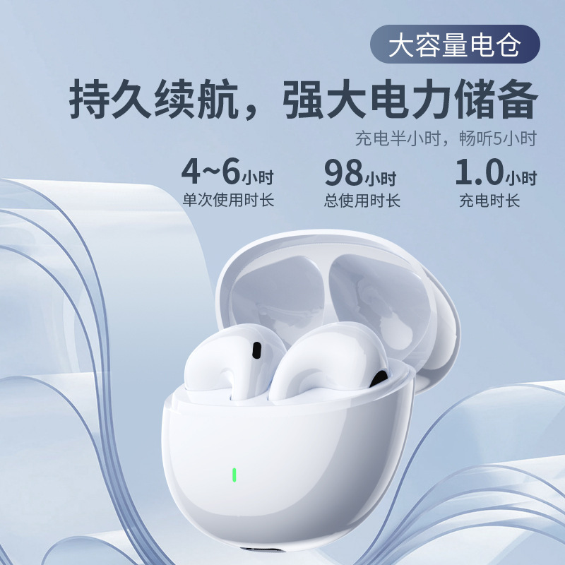 オリジナルの本物の Bluetooth ヘッドセット、真のワイヤレスノイズリダクション、スポーツランニング、高品質、長いバッテリー寿命、音楽を聴く 2025 新しいスタイル|undefined