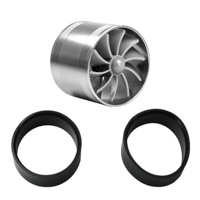 Modified Engine Double-sided Turbine | Other Car Modifications - silver-single-sided-wheel