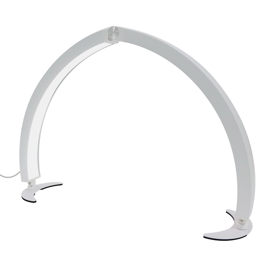 Transfronterizo caliente de medio mes lámpara de belleza salón de belleza tatuaje uñas lámpara de pestañas protección para los ojos lámpara LED de iluminación de arco