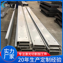 加工定制铁板钢板开孔折弯钣金加工 6米数控剪板加工刨槽激光开孔