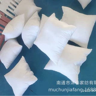 厂家批发磨毛布抱枕芯65*65 PP棉靠垫芯 十字绣芯 沙发靠背芯家居