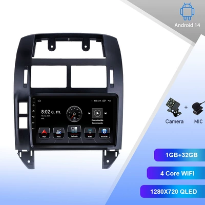 Suitable for 04-11 Volkswagen Polo Android Large Screen Central Control Navigation Stereo Gps Reversing Image Bluetooth (DVD Navigation) - quad-core-1g32gb-wifi