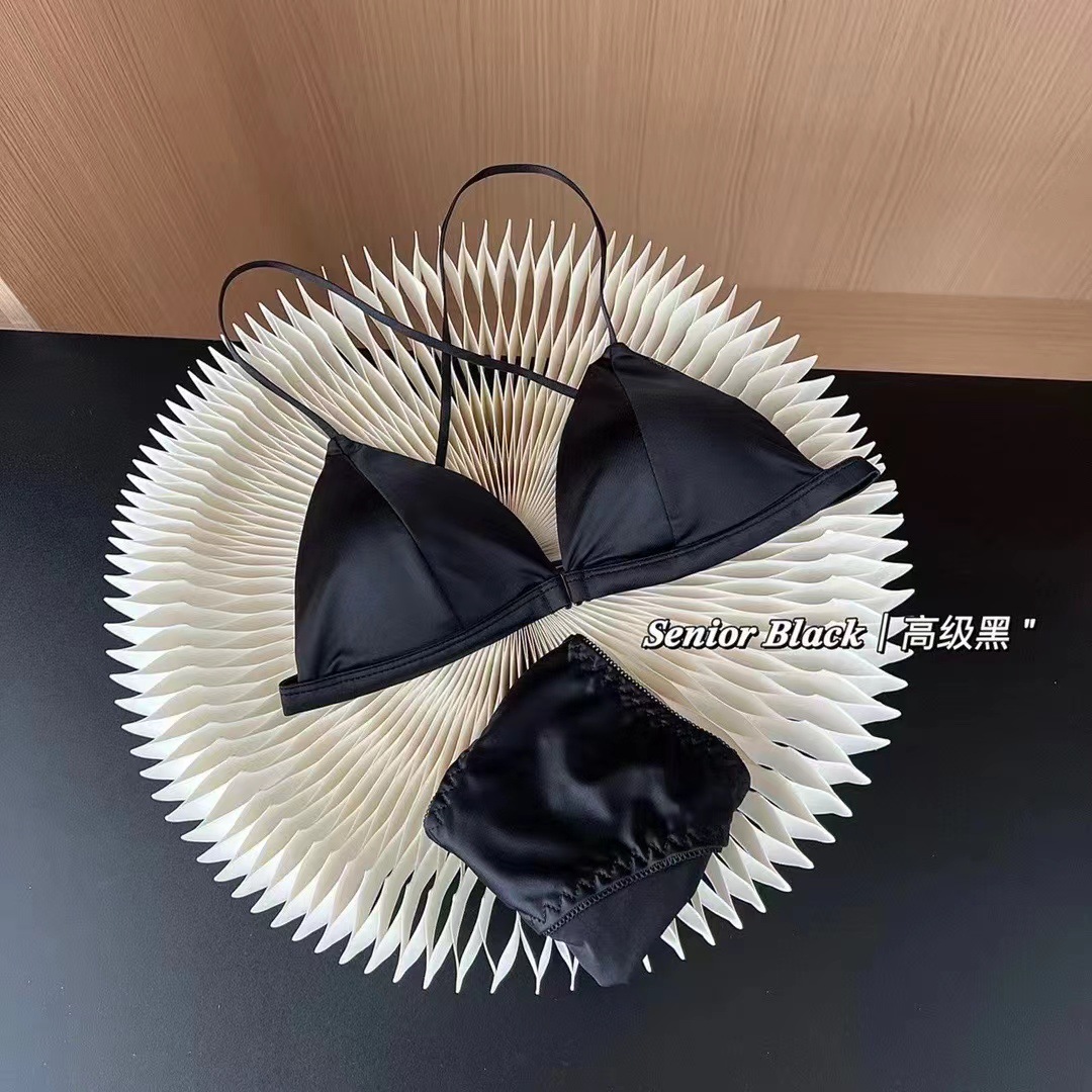 2211 francés puro deseo de tirantes delgados pecho pequeño pecho plano recogido sin anillo de acero sujetador delgado sexy hebilla delantera hermosa ropa interior trasera