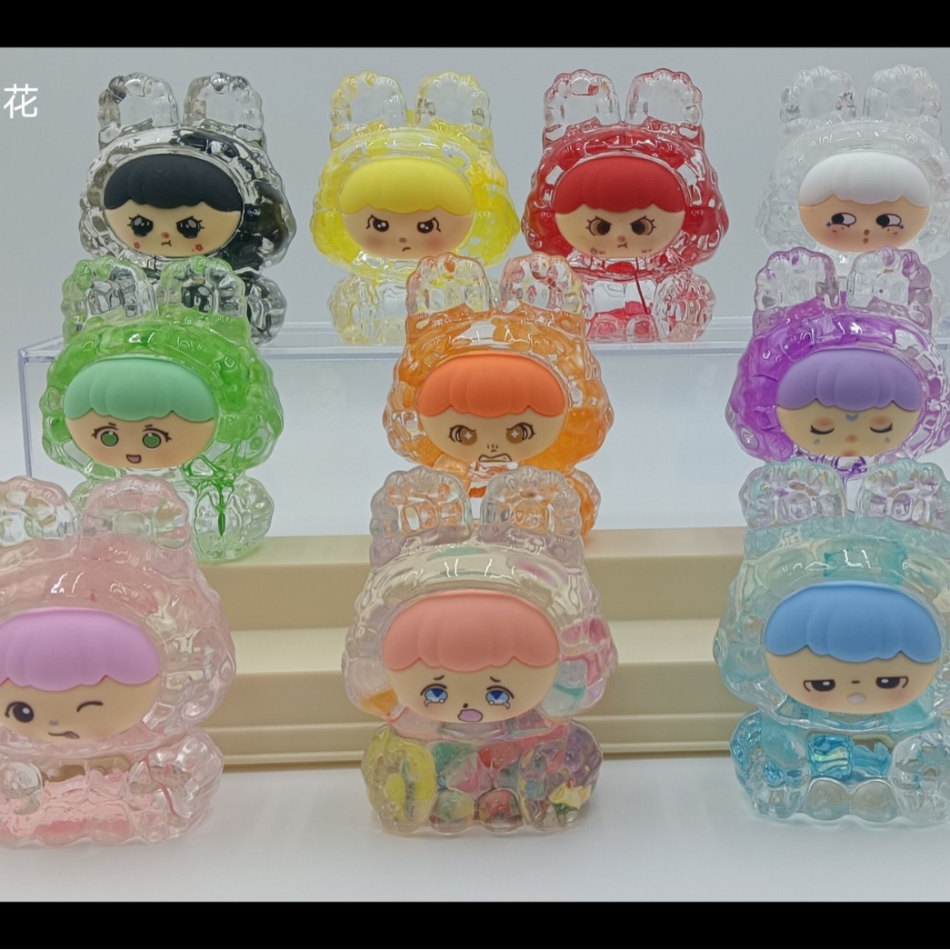 혼합 색상 말린 꽃