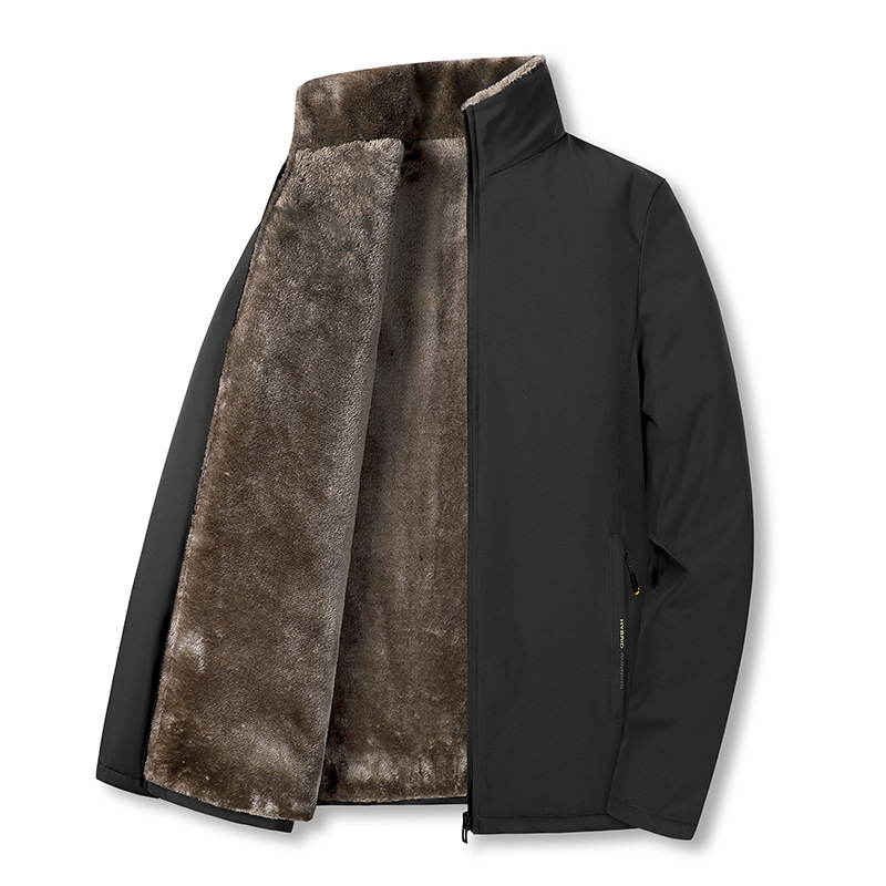Chaqueta acolchada de algodón con forro polar de invierno para hombres de papá Chaqueta acolchada de algodón de mediana edad y ancianos chaqueta acolchada de algodón engrosada chaqueta acolchada de algodón chaqueta casual hombres acolchados de algodón