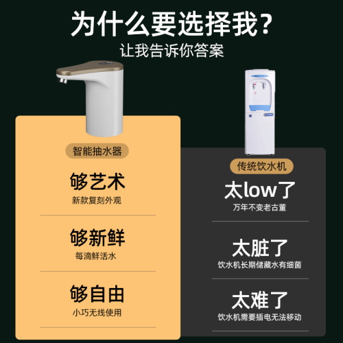 Bottled water pump, water dispenser, pure water bucket, electric mineral water suction pump, water pressure device, automatic