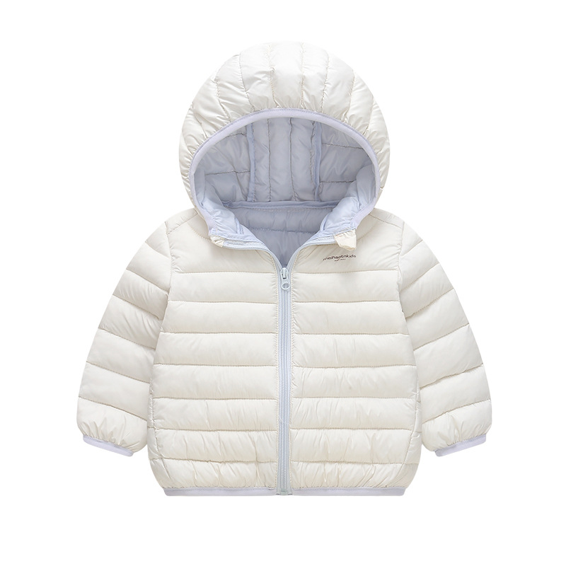 Ropa de algodón para niños transfronterizos nueva chaqueta de algodón de color sólido en primavera, otoño e invierno, dulces para niños y niñas, ropa de algodón encantadora y extranjera para niños