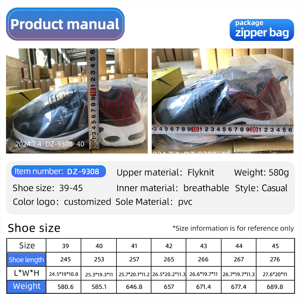 Zapatos zapatos deportivos transfronterizos de talla grande para hombre zapatos de hombre voladores tejidos transpirables zapatos para correr con colchón de aire de suela suave zapatos de hombre con amortiguación de boca baja