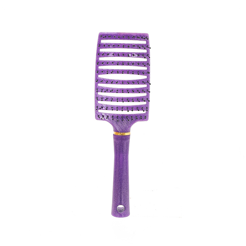 Yunli Brillante Peine para el cabello Peine de masaje hueco transfronterizo Peine de cabello suave antiestático portátil Peine esponjoso para la parte superior del cráneo