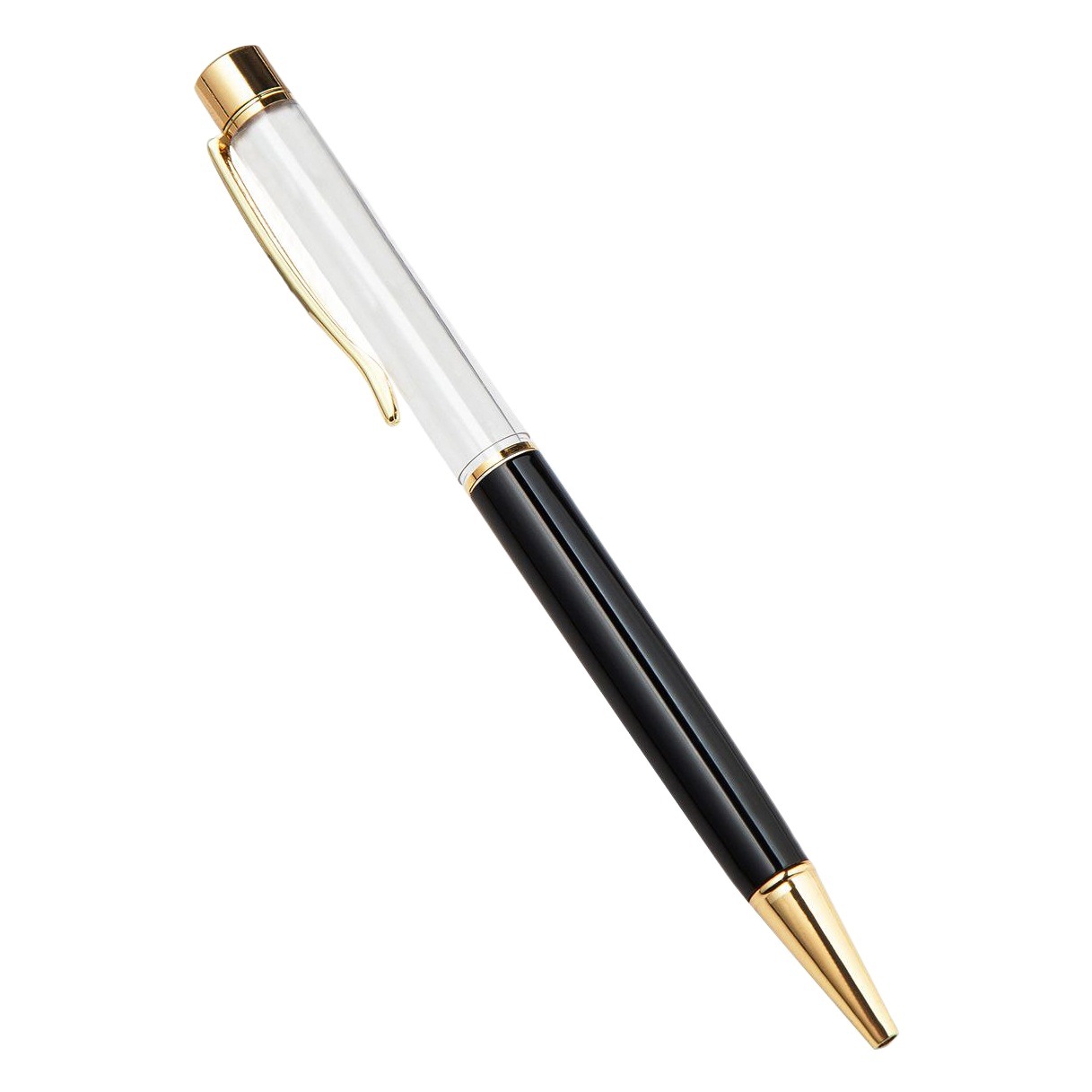 Diamante vacío tubo pluma fábrica al por mayor en stock cristal aceite pluma accesorios DIY superior con diamante vacío tubo bolígrafo