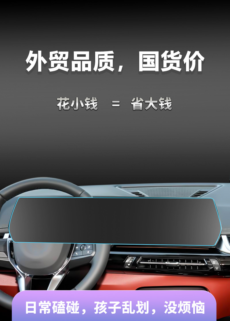 Suitable for Audi X1 X2 X3 X4 X5 X6 X7 Navigation Tempered Film Instrument Panel Car Interior Film Supplies