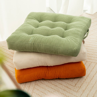 Autumn and Winter Thickened Office Corduroy Chair Cushion Sofa Dining Chair Cushion Fabric Tatami Chair Futon Mat