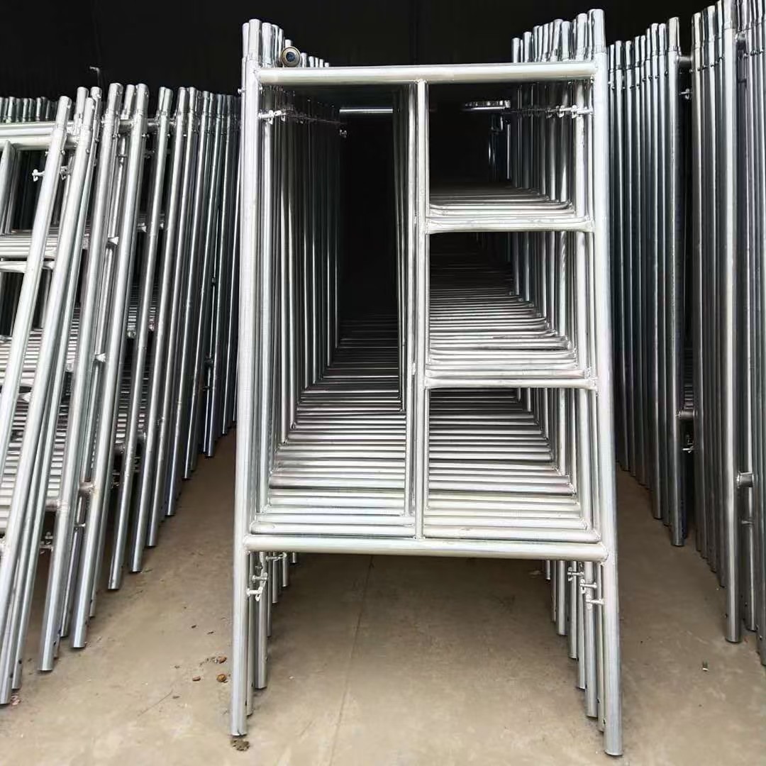 厂家门式脚手架活动建筑工地梯形架施工装修镀锌移动全套脚手架