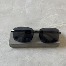 A644无框切边墨镜杰千胜时尚潮流太阳镜男女开车防紫外线眼镜PC材