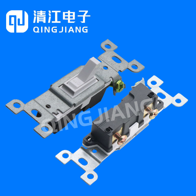 美标开关单极拨动机械墙壁开关美式电源开关