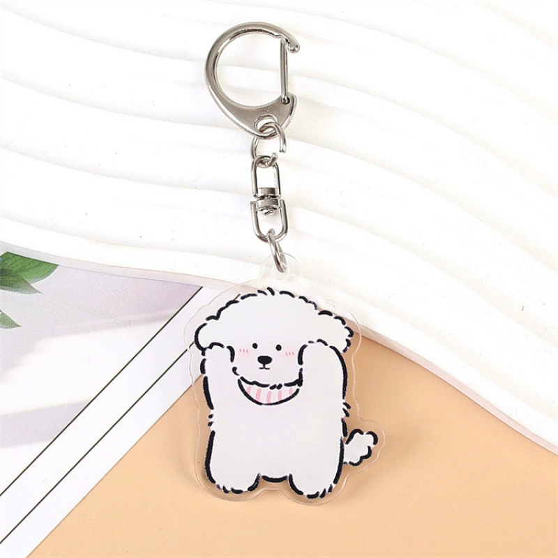 "(Cross-border trading), acrylic keychain, cartoon school bag, pendant"