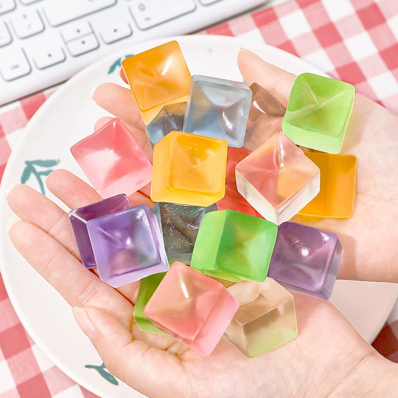 Ледяной кубик щепотка Музыкальный детский маленький подарок декомпрессионный подарок Креативный вентиляционный приз подарок мягкая бомба декомпрессионный щепотка музыка