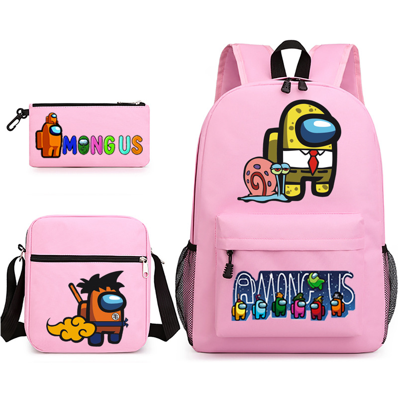 Entre nosotros tres piezas mochila Juego periférico anime a lo largo de nosotros