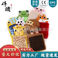 Cross -border felt animal sensing official pad infant and child hand -eye exercise hair touch pad early education benefit knowledge texture