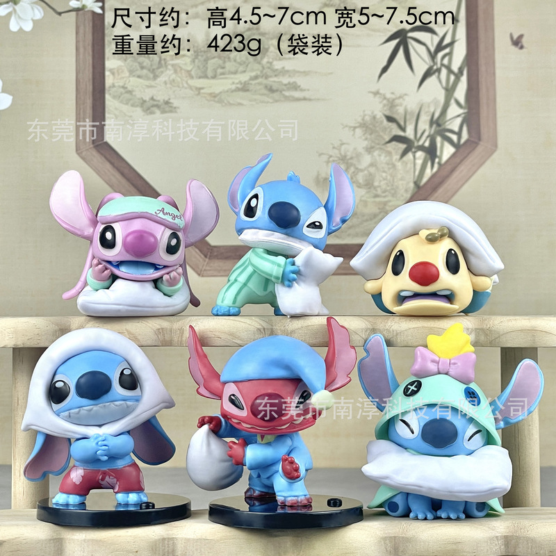 国境を越えたスティッチフィギュアハロウィンスティッチ人形ブラインドボックスガシャポン人形マシン装飾品卸売ドロップシッピング|undefined