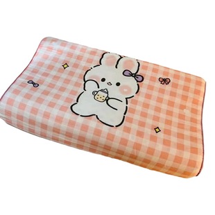 Thailand children's latex pillow core pure cotton natural neck pillow kindergarten latex pillow wholesale gift student pillowcase