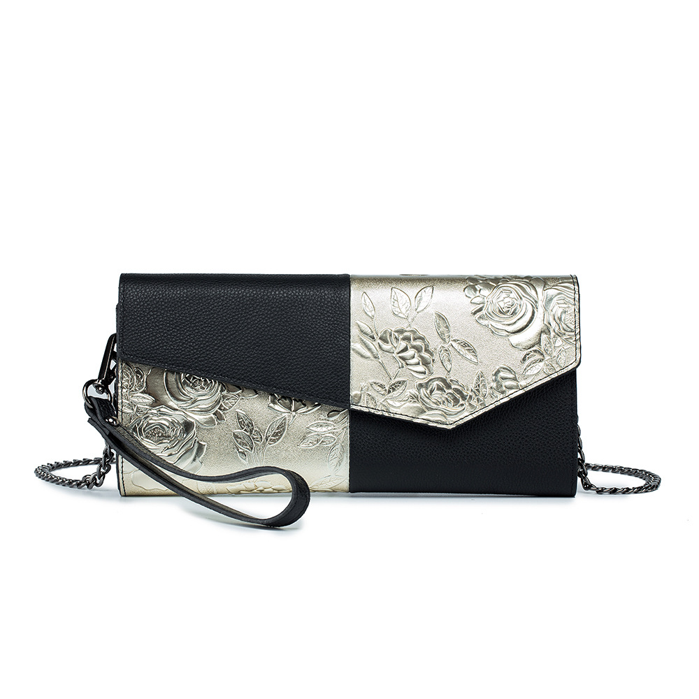 Flap Envelope Clutch Bag Genuine Leather Designer Crossbody Bag Trendy Evening Bag Elegant Handbag For Women - Thumbnail 7