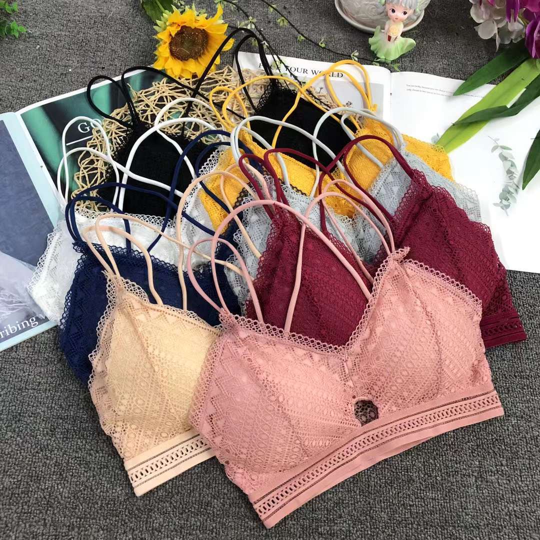 Nueva Seamless alta elástico Sling belleza de las mujeres chaleco inalámbrico yoga sujetador ropa interior deportiva al por mayor