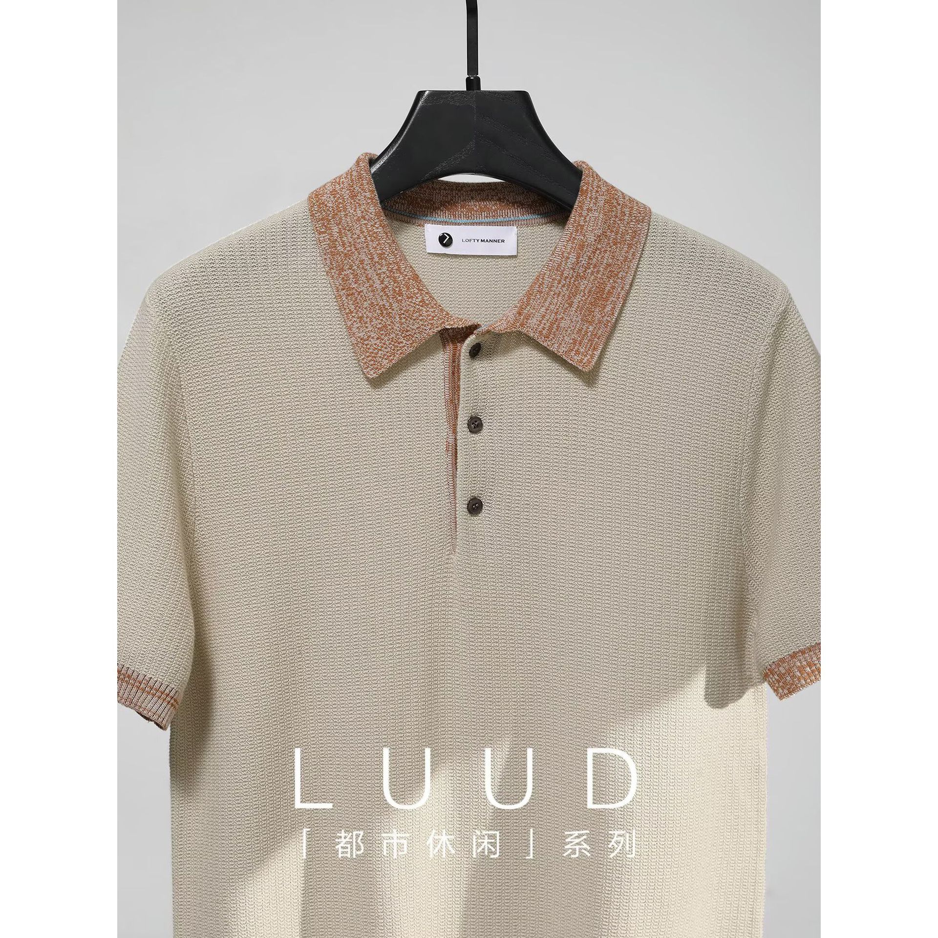 Polo camiseta de punto camiseta de manga corta hombre paulo color viejo camiseta de viento de dinero camiseta de hielo de verano fábrica transfronteriza mayorista
