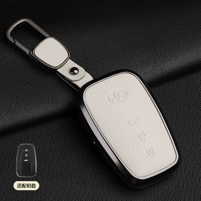 Car Shell Buckles, Car key bag - 1-off-white-asian-dragon-b-style-3-button-square-buckle-french-goat-leather