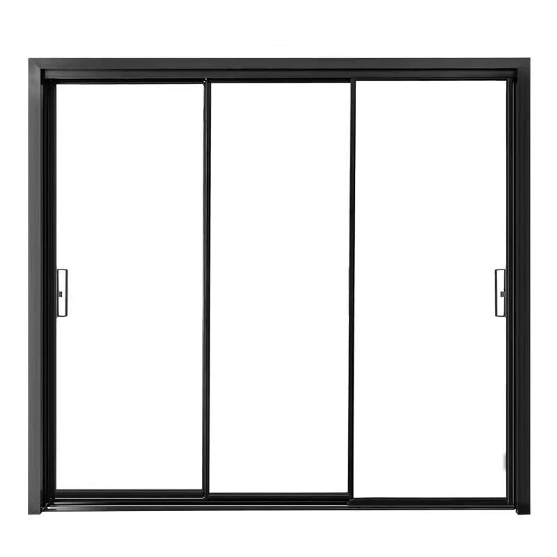 Система магния Opk, кухонная выдвижная дверь Extremely Narrow Triple Link Sliding Door Hanging Rail Balcony Door Glass Sliding Door