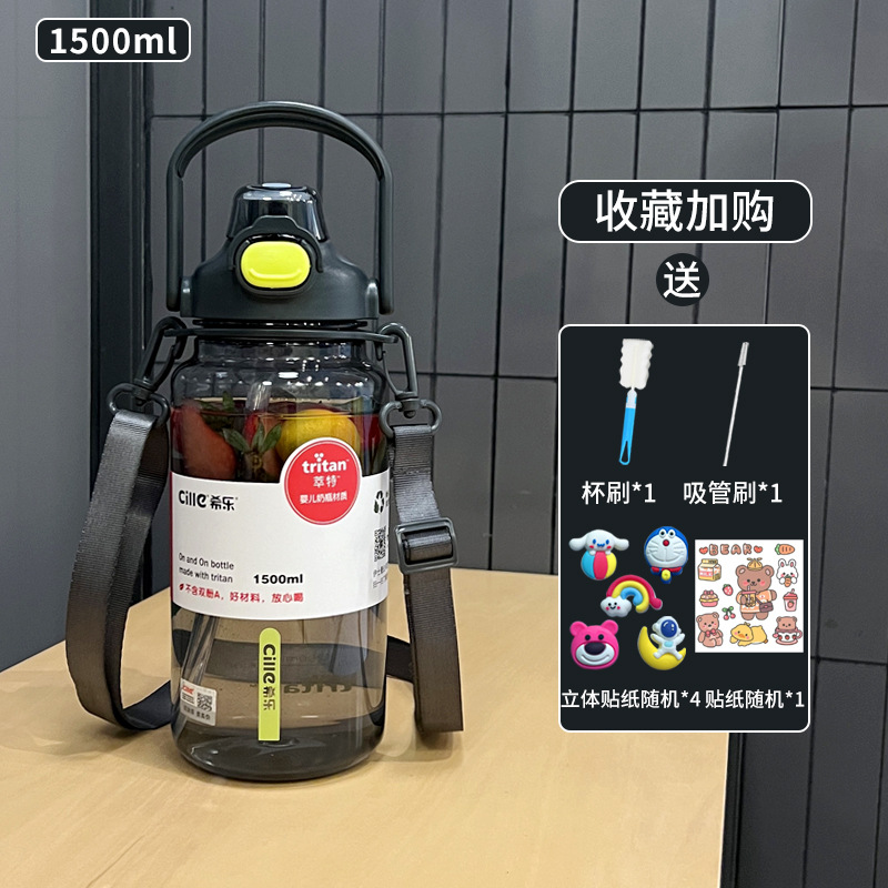그레이 1500ML+청소 도구+DIY 장식