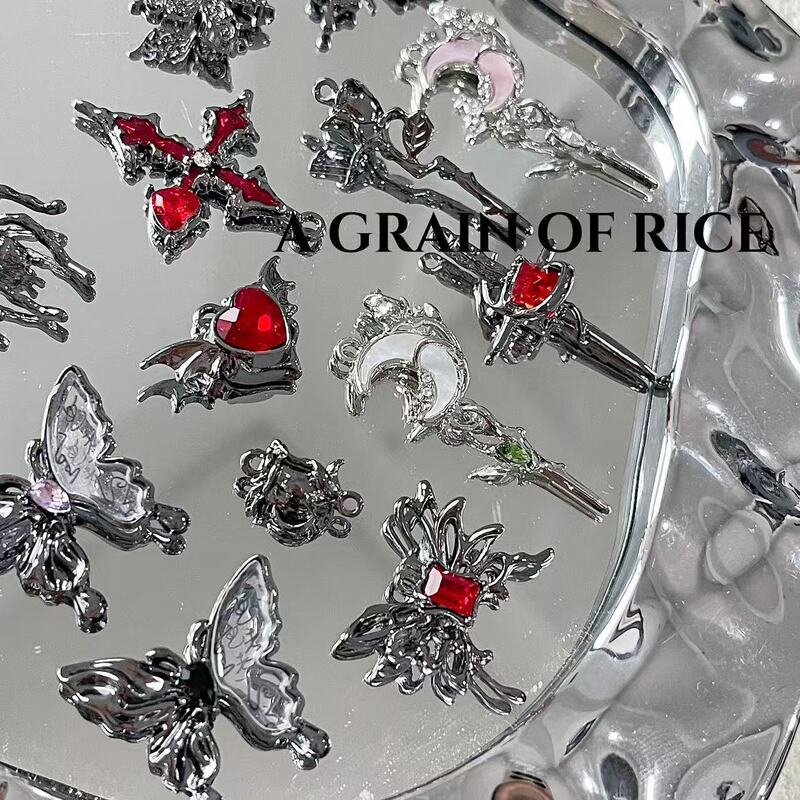 Gothic Style Alloy Butterfly Cross Spider Dark Cool DIY Beaded Bracelet Necklace Accessories