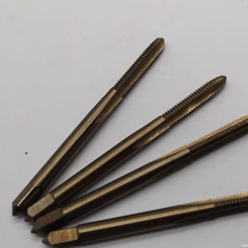 LEEF历峰高硬度含钴机用直槽丝锥含Co丝攻不锈钢攻丝钻头M3-M12