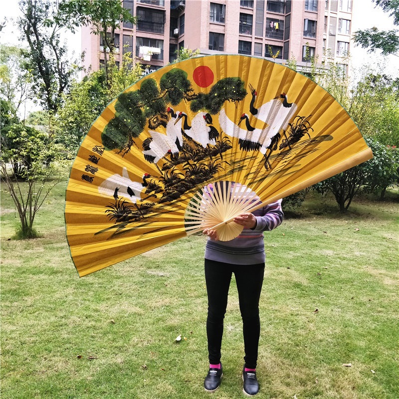 0.9*1.6M大挂扇中式装饰扇子大折扇子中国风影楼道具扇婚庆摄影-阿里巴巴